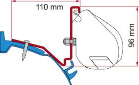 Fiamma Montagehalterung Ford Custom Capland / Capfun für F35