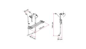 Fiamma Carry Bike VW T5 D / T6 D für Doppelheckklappe