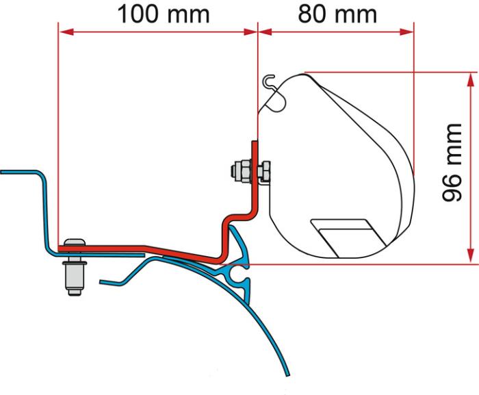 Montagehalterung F35 für Peugeot Expert