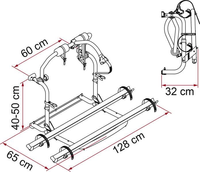 Fahrradhalter Carry Bike CL für 2 Räder