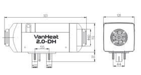 Carbest VanHeat 2.0 DH, Dieselheizung. 2KW