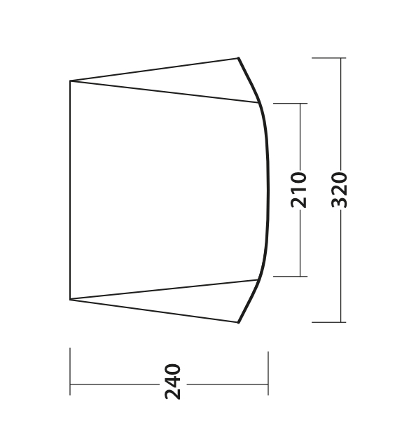 Outwell Touring-Verdeck