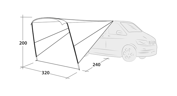 Outwell Touring-Verdeck