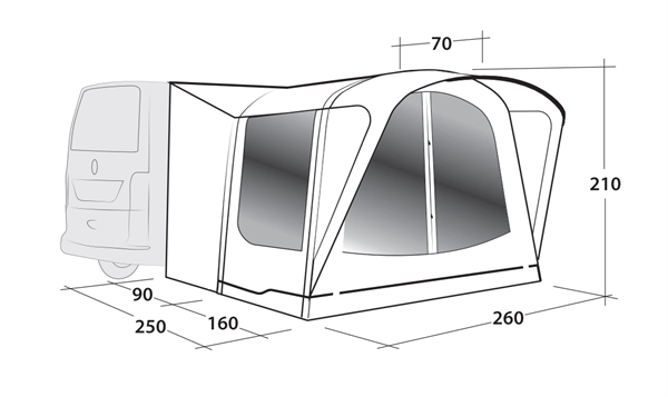 Outwell Newburg 160 Air