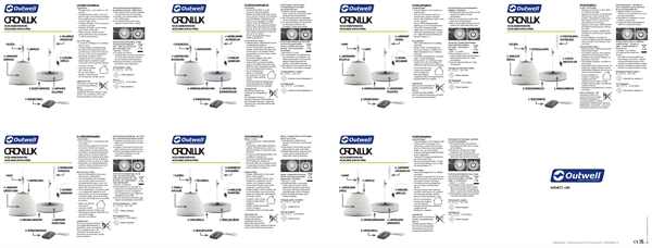 Outwell Orion Lux Cremeweiß